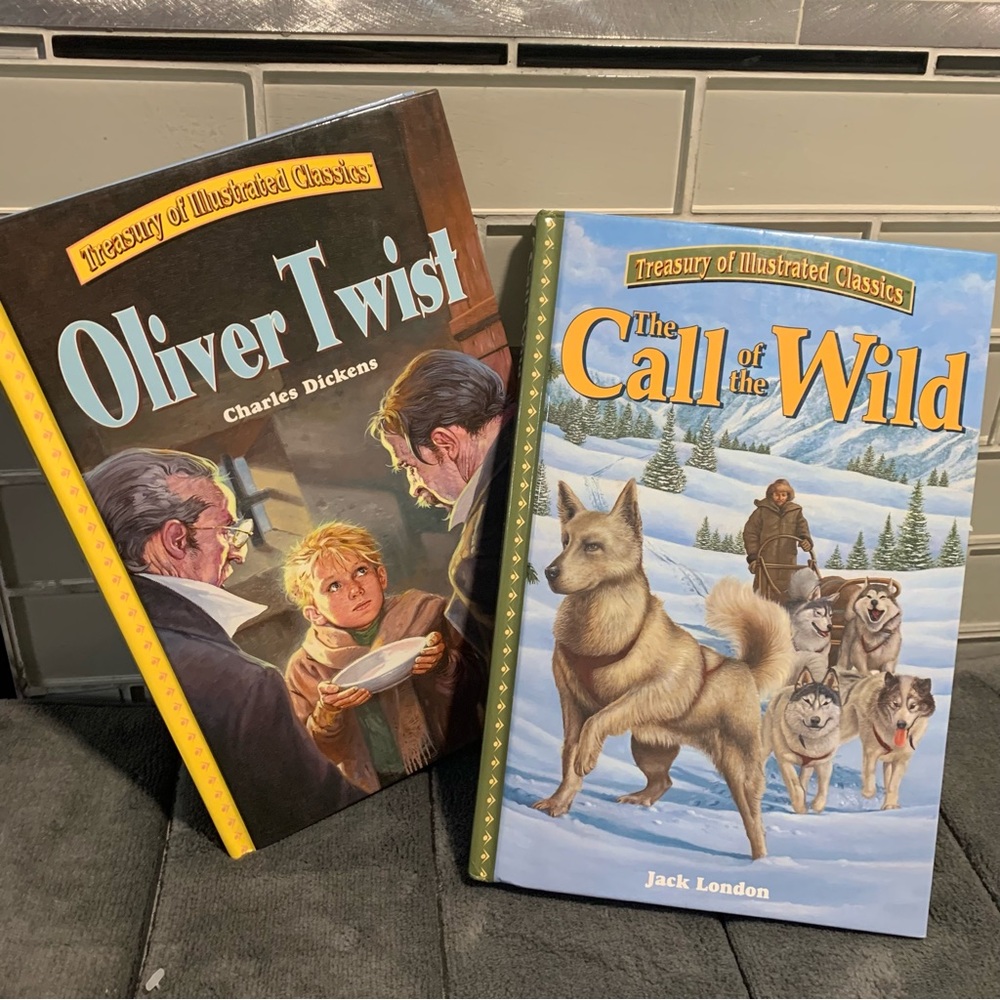 Illustrated classics set of 2 oliver twist